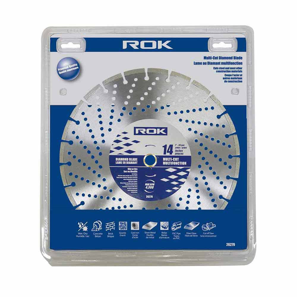 ROK 26279 14 Inch Multi-Cut Diamond Blade - Pro Series