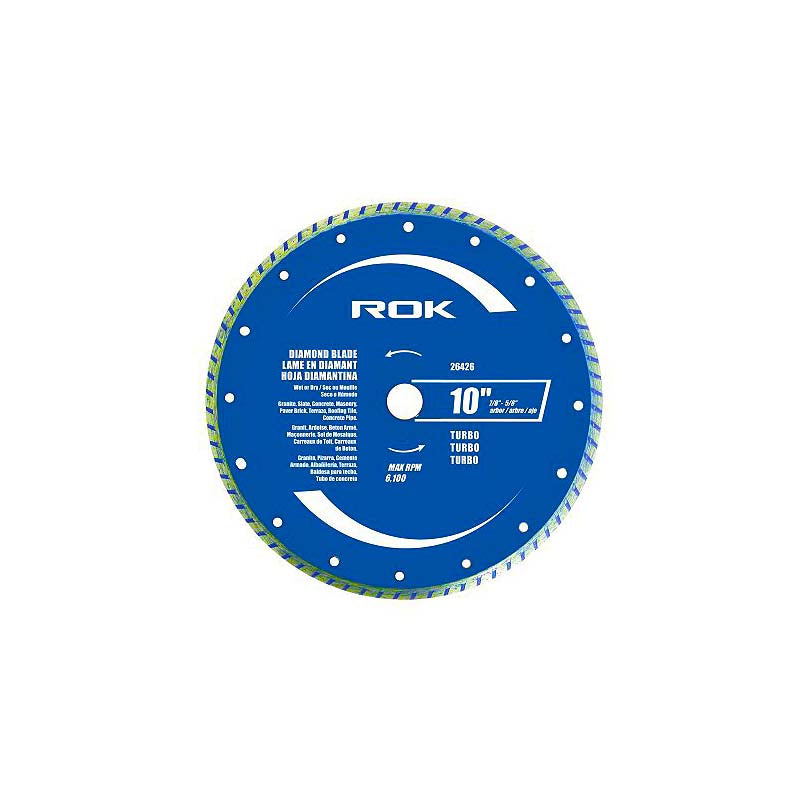 ROK 10in Turbo Diamond Blade