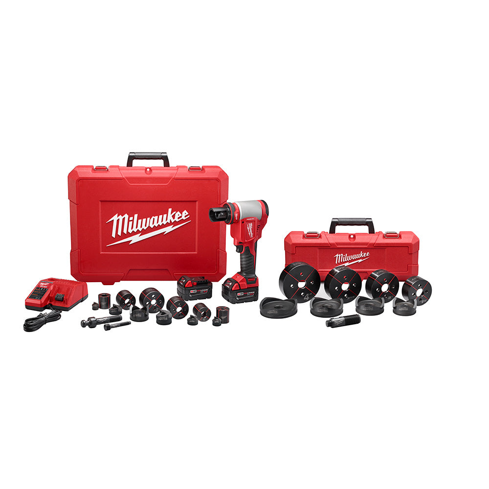 Milwaukee 2676-23 M18 FORCE LOGIC Cordless 10T 1/2in - 4in Knockout Tool Kit