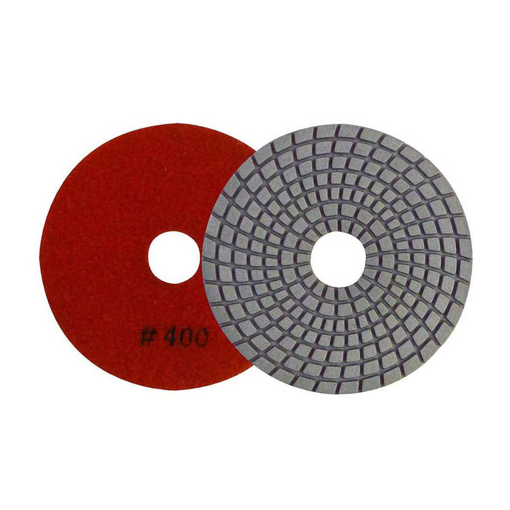 ROK 26914 4 inch Diamond Polishing Pad - 400 Grit