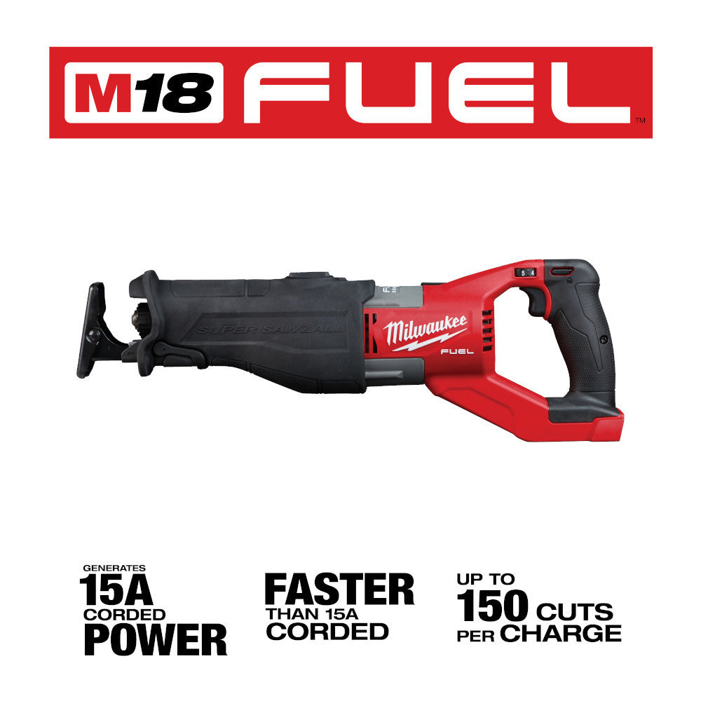 Milwaukee 2722-20 M18 FUEL SUPER SAWZALL Reciprocating Saw Tool Only