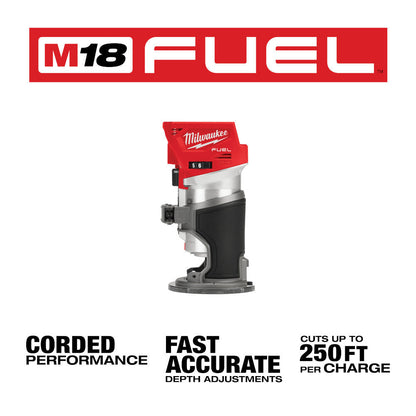 Milwaukee 2723-20 M18 FUEL Compact Router (Tool Only)