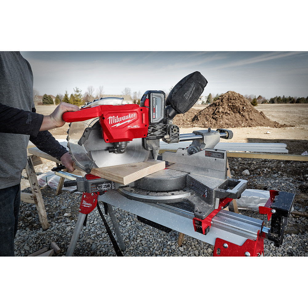 Milwaukee 2739-21HD M18 FUEL Cordless Brushless 12 Inch Dual Bevel Sliding Compound Mitre Saw with ONE-KEY Kit