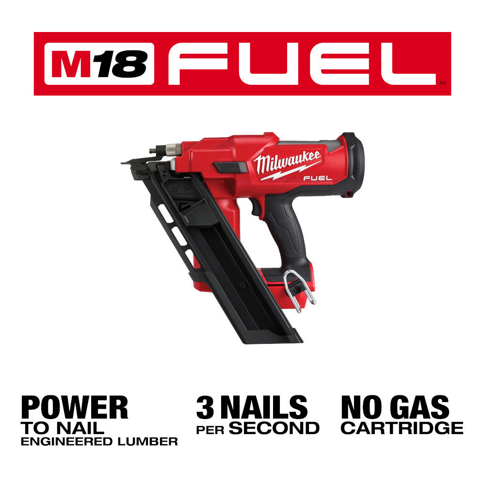 Milwaukee 2745-21 M18 FUEL 30 degree Framing Nailer Kit