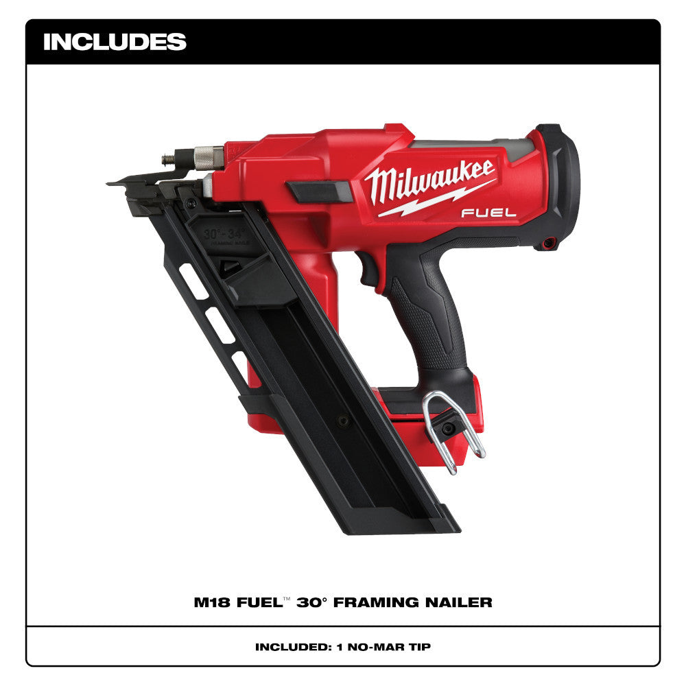 Milwaukee 2745-20 M18 FUEL 30 degree Framing Nailer (Tool Only)