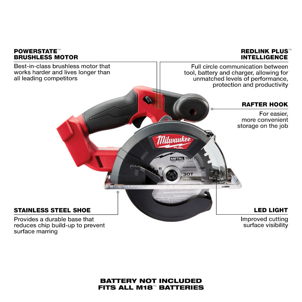 Milwaukee 2782-20 M18 FUEL Metal Cutting Circular Saw (Tool Only)