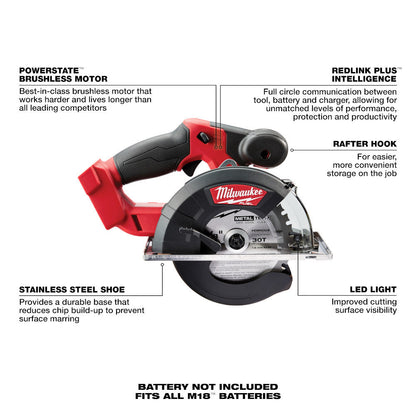 Milwaukee 2782-20 M18 FUEL Metal Cutting Circular Saw (Tool Only)