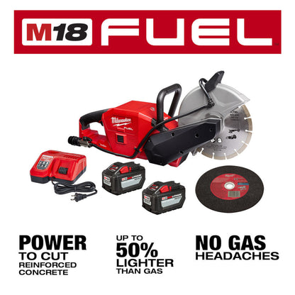 Milwaukee 2786-22HD M18 FUEL 9 Cut-Off Saw with ONE-KEY Kit