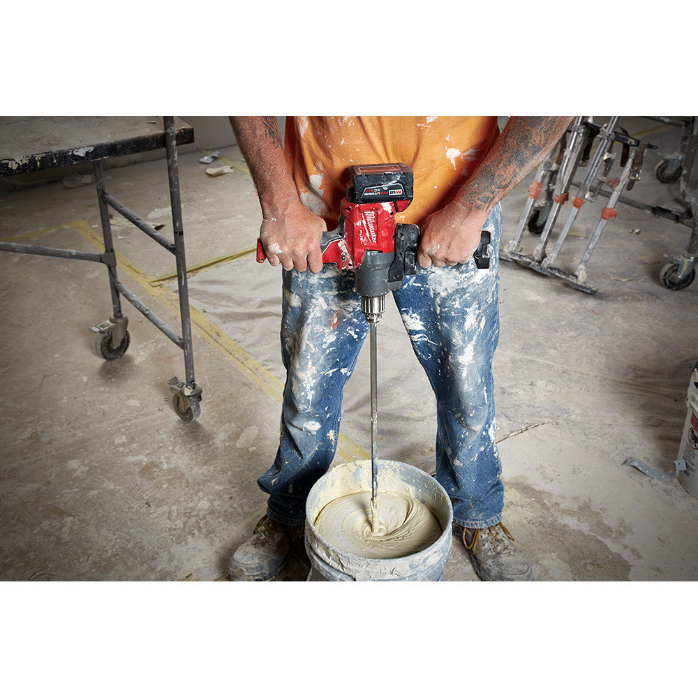 Milwaukee 2810-20 M18 FUEL Mud Mixer with 180° Handle (Tool Only)