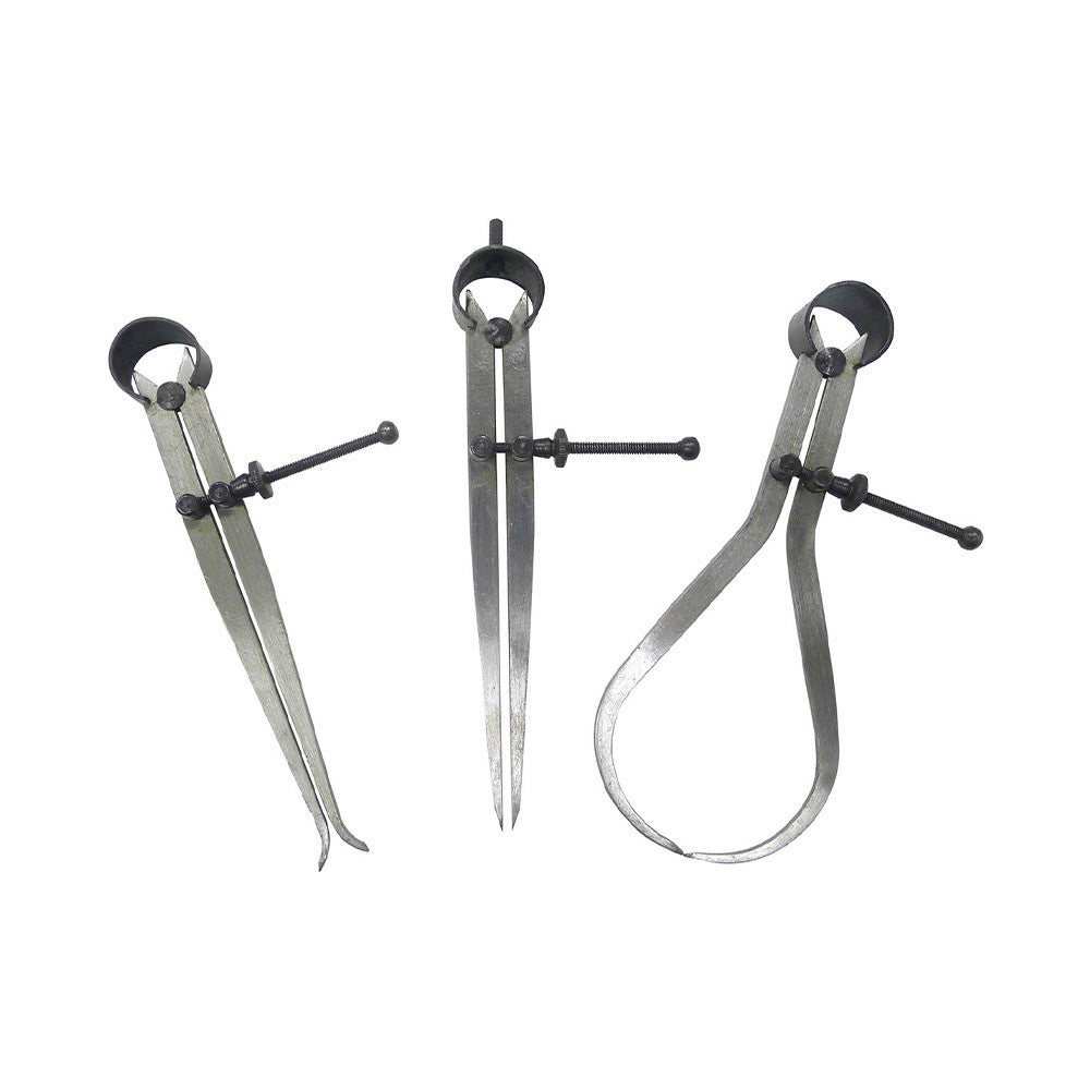 ROK 3pc 6 Inch Caliper and Divider Set
