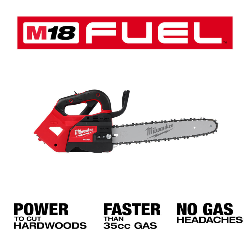 Milwaukee 2826-20T M18 FUEL Cordless Brushless 14 inch Top Handle Chainsaw