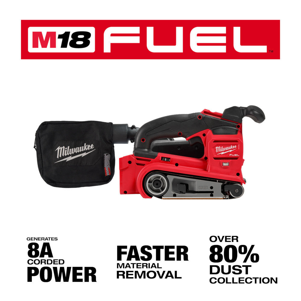 Milwaukee 2832-20 M18 FUEL 3-inch x 18-inch Belt Sander (Tool Only)
