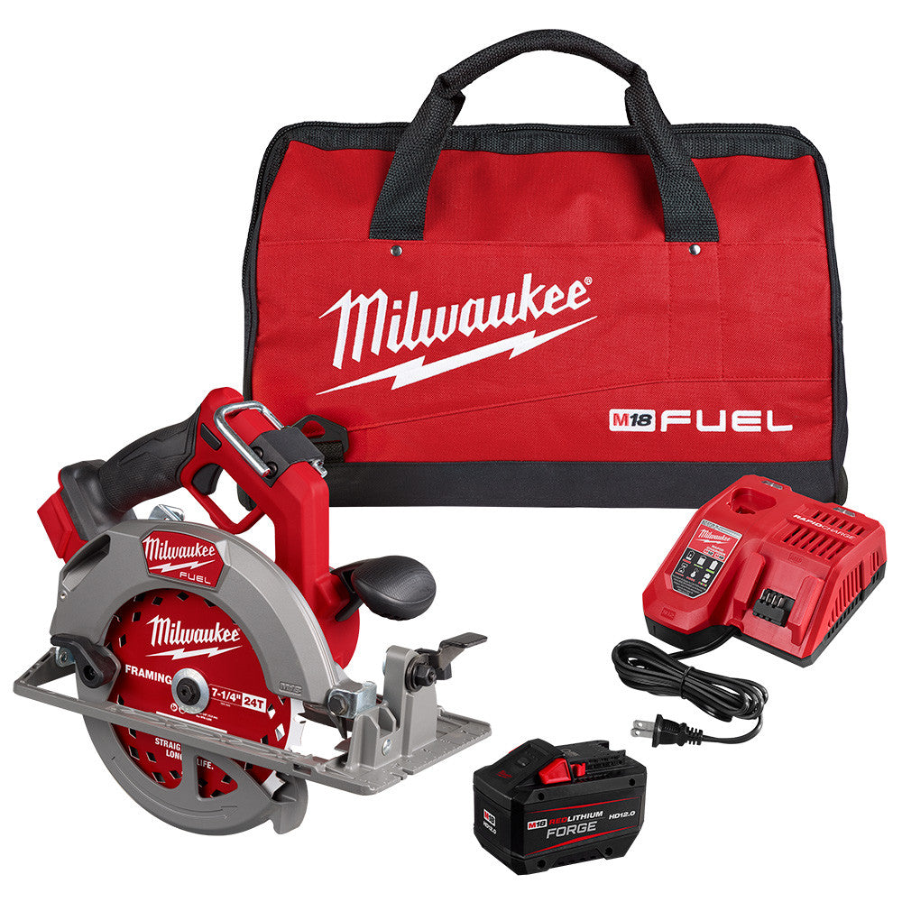 Milwaukee 2834-21HD M18 FUEL Cordless Brushless 7-1/4 Inch Circular Saw Kit