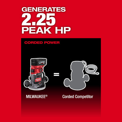 Milwaukee 2838-20 M18 FUEL 18V 1/2 inch Cordless Brushless Router (Tool Only)