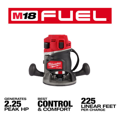 Milwaukee 2838-20 M18 FUEL 18V 1/2 inch Cordless Brushless Router (Tool Only)