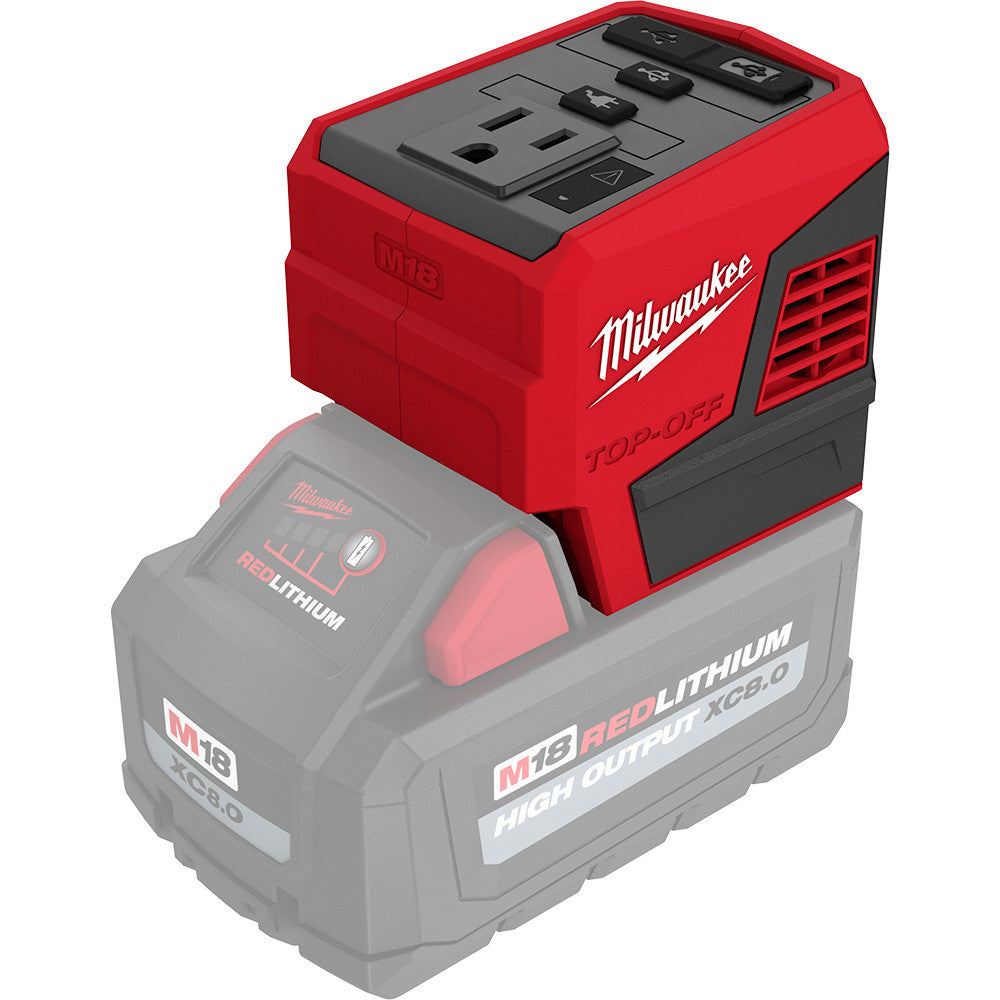 Milwaukee 2846-20 M18 TOP-OFF 175W Power Supply / Inverter (battery sold separately)