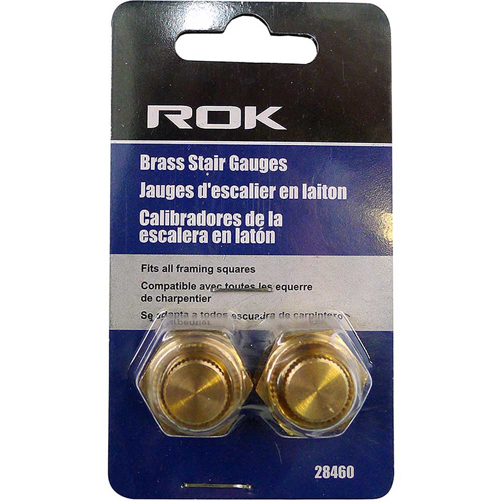 ROK Brass Stair Gauges - 2pk
