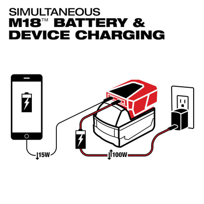 Milwaukee 2847-20 M18 TOP-OFF Charger & Power Supply (Tool Only)
