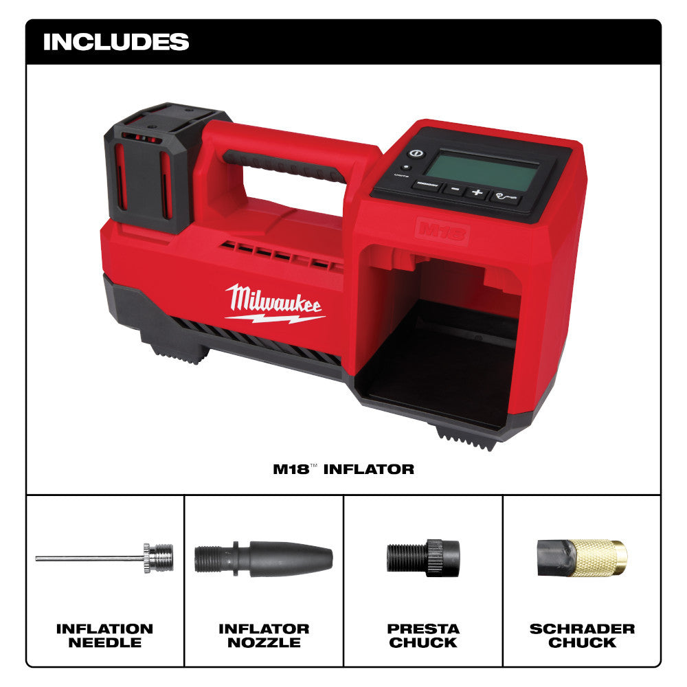 Milwaukee 2848-20 M18 Cordless Inflator (Tool Only)