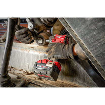 Milwaukee 2855-20 M18 FUEL 1/2 inch Compact Impact Wrench with Friction Ring driving fasteners (battery sold separately)