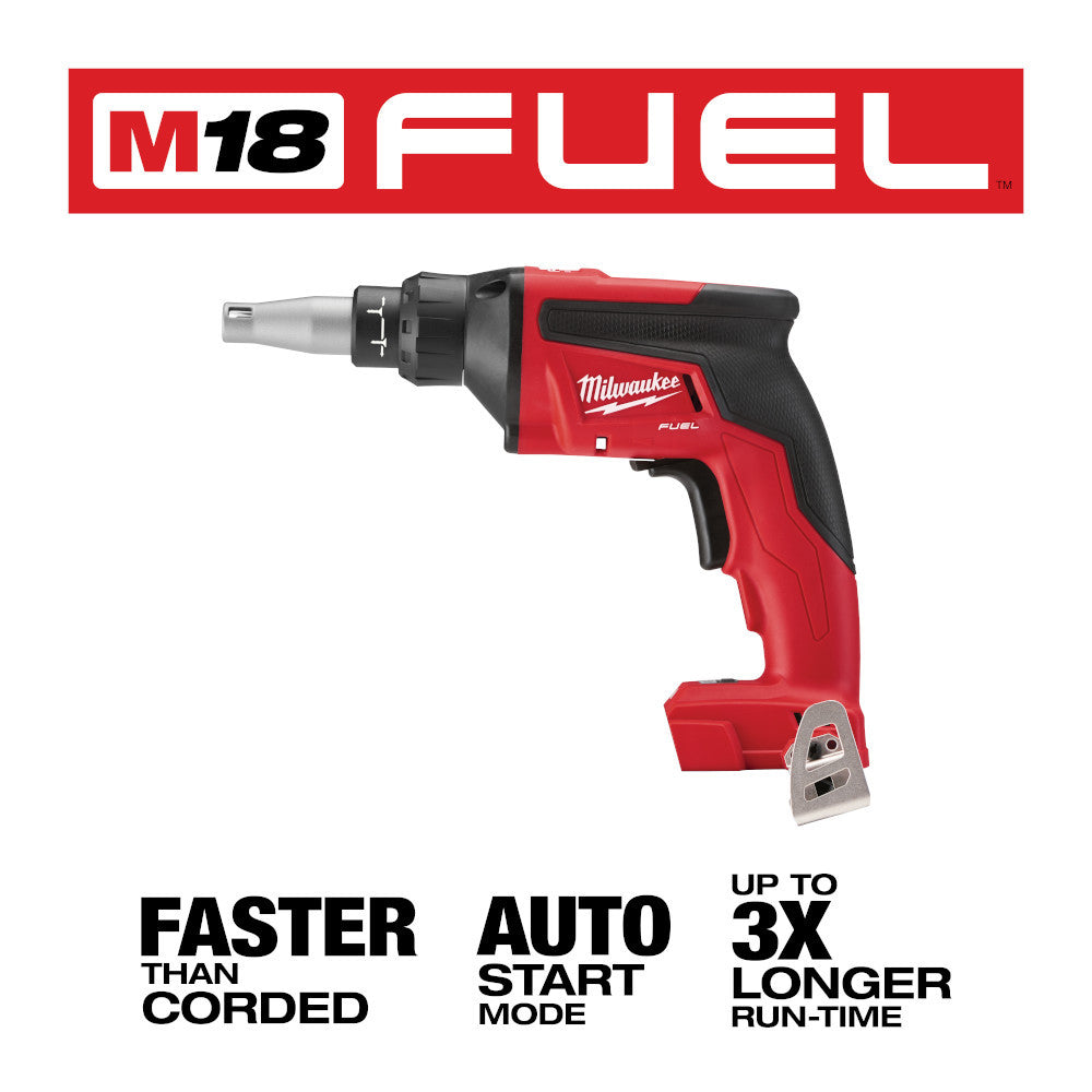 Milwaukee 2866-22CTP M18 FUEL Drywall Screw Gun Compact Kit with Cut-Out Tool
