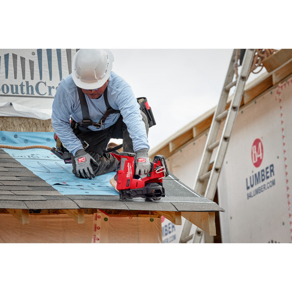 Milwaukee 2909-20 M18 FUEL Cordless Brushless Coil Roofing Nailer (Tool Only)