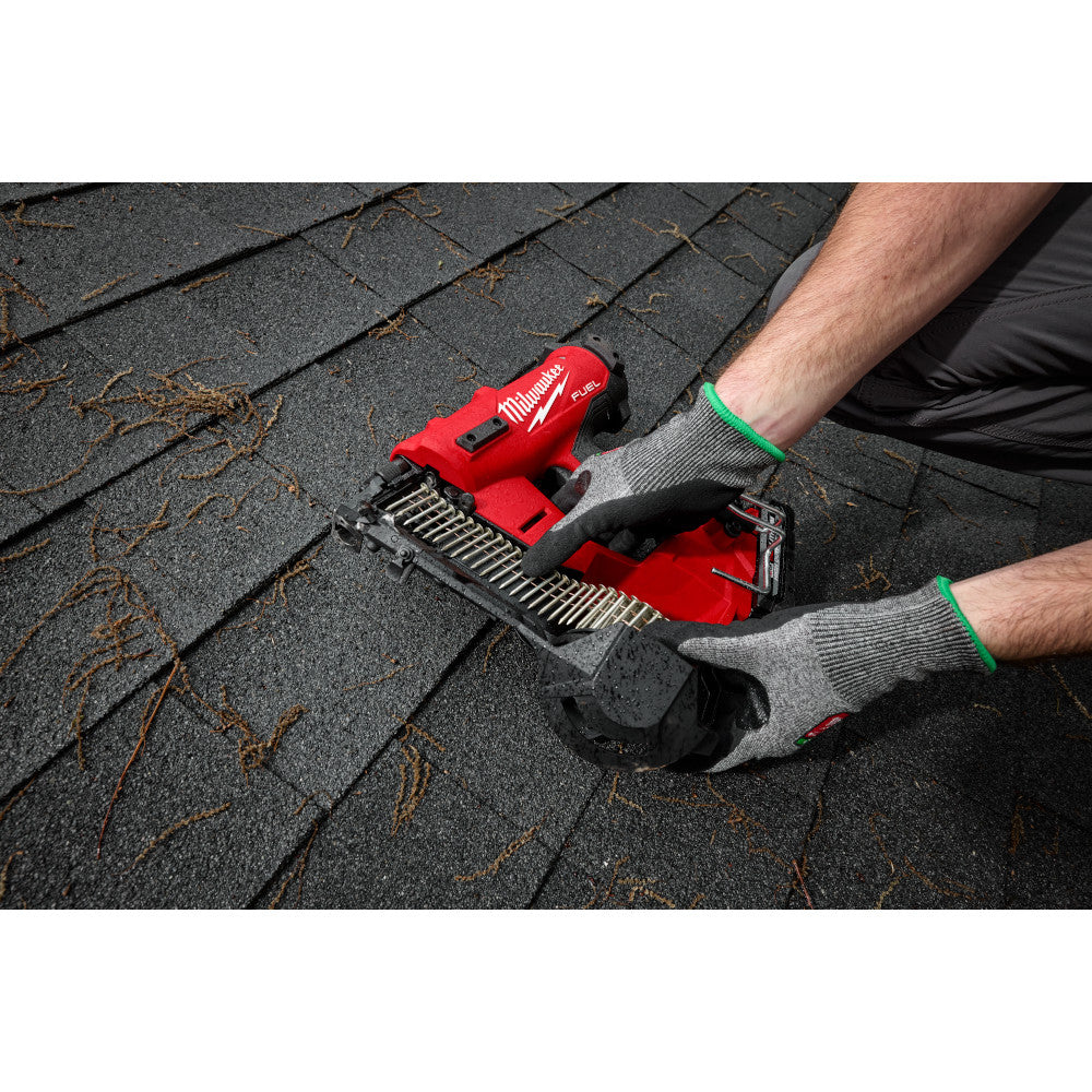 Milwaukee 2909-20 M18 FUEL Cordless Brushless Coil Roofing Nailer (Tool Only)