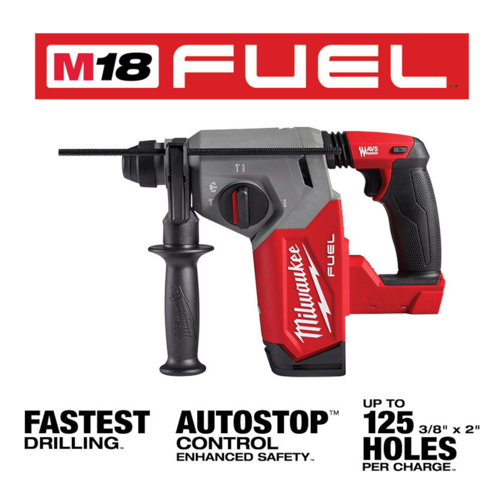 Milwaukee 2912-20 M18 FUEL 1 inch SDS-Plus Rotary Hammer (Tool Only)