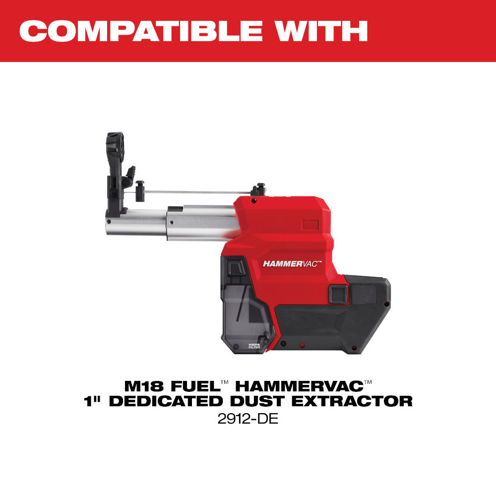 Milwaukee 2912-22DE M18 FUEL 1 inch SDS-Plus Rotary Hammer Kit