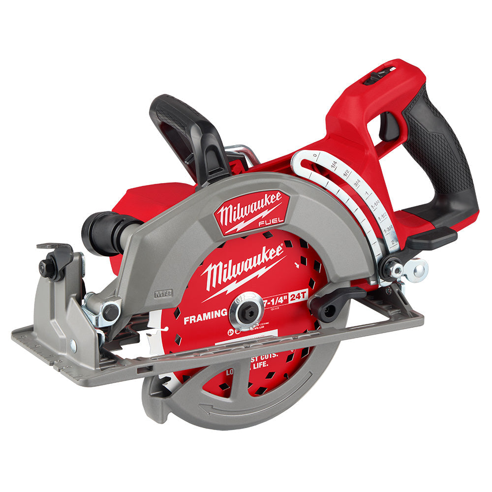 Milwaukee 2930-20 M18 FUEL Cordless Brushless 7-1/4in Rear Handle Circular Saw (Tool Only)