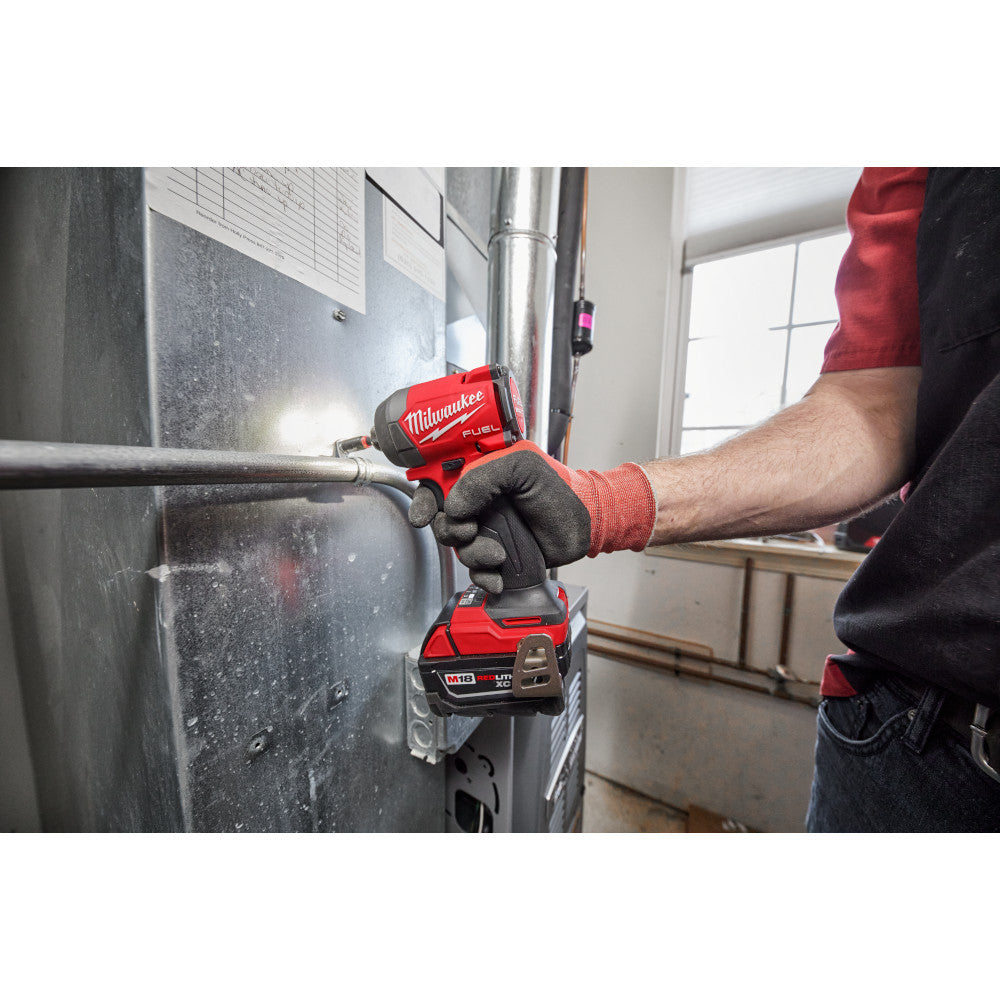 Milwaukee 2953-22 M18 FUEL Cordless Brushless 1/4 Inch Hex Impact Driver Kit