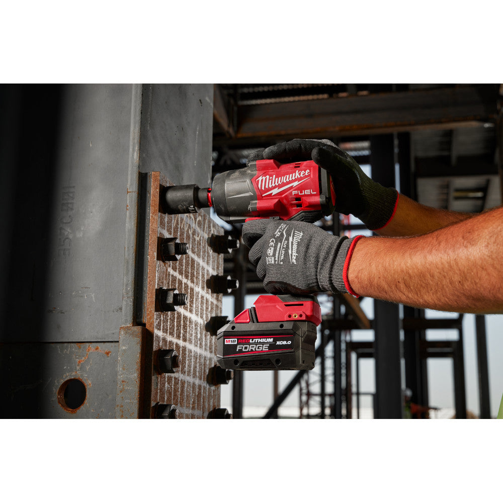 Milwaukee 2967-21F M18 FUEL Cordless Brushless 1/2 Inch High-Torque Impact Wrench with Friction Ring Kit