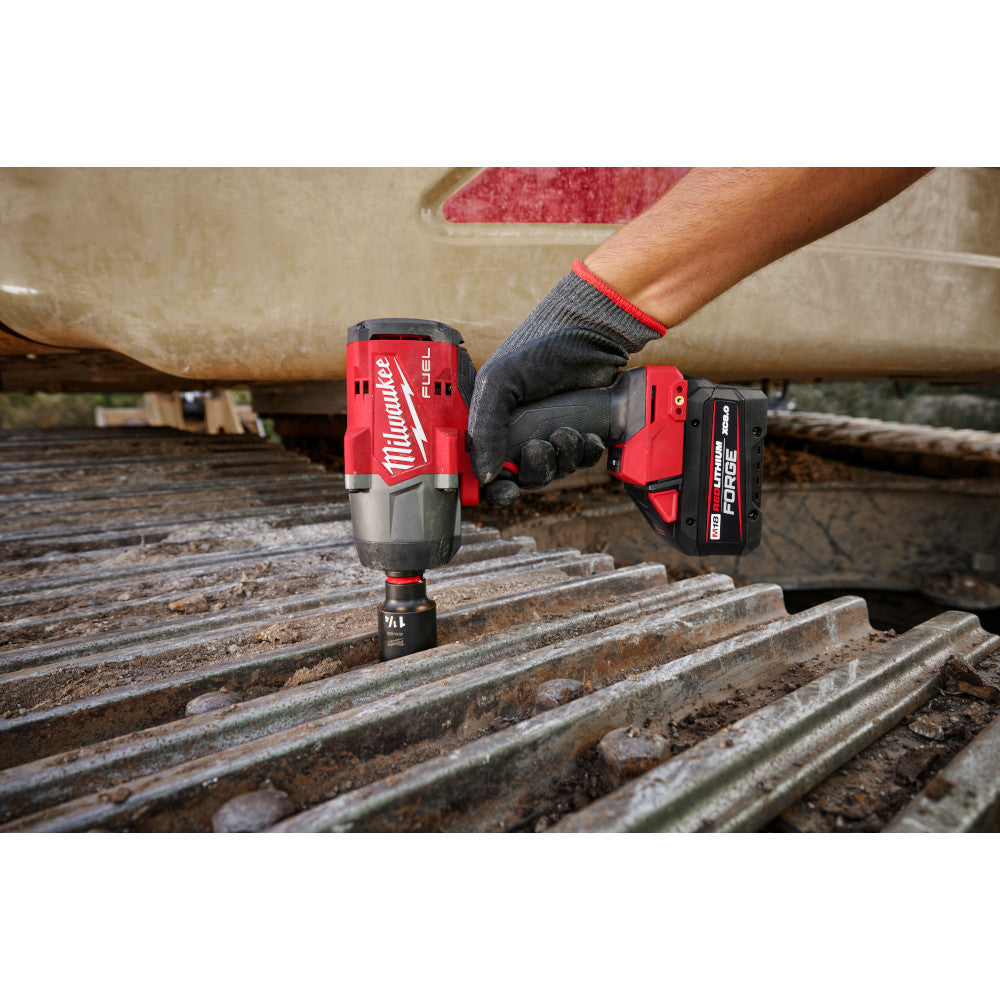 Milwaukee 2967-21F M18 FUEL Cordless Brushless 1/2 Inch High-Torque Impact Wrench with Friction Ring Kit