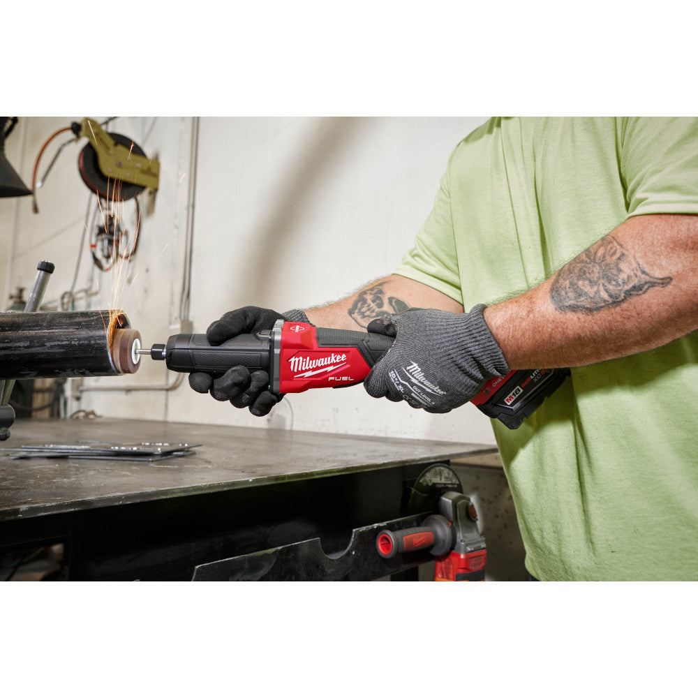 Milwaukee 2984-20 M18 FUEL Cordless Brushless Variable Speed Braking Die Grinder with Paddle Switch (Tool Only)