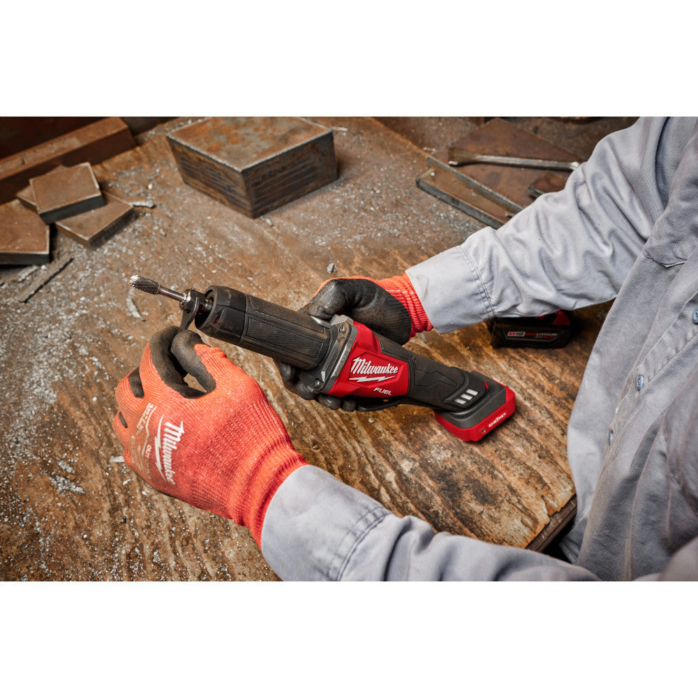Milwaukee 2984-20 M18 FUEL Cordless Brushless Variable Speed Braking Die Grinder with Paddle Switch (Tool Only)