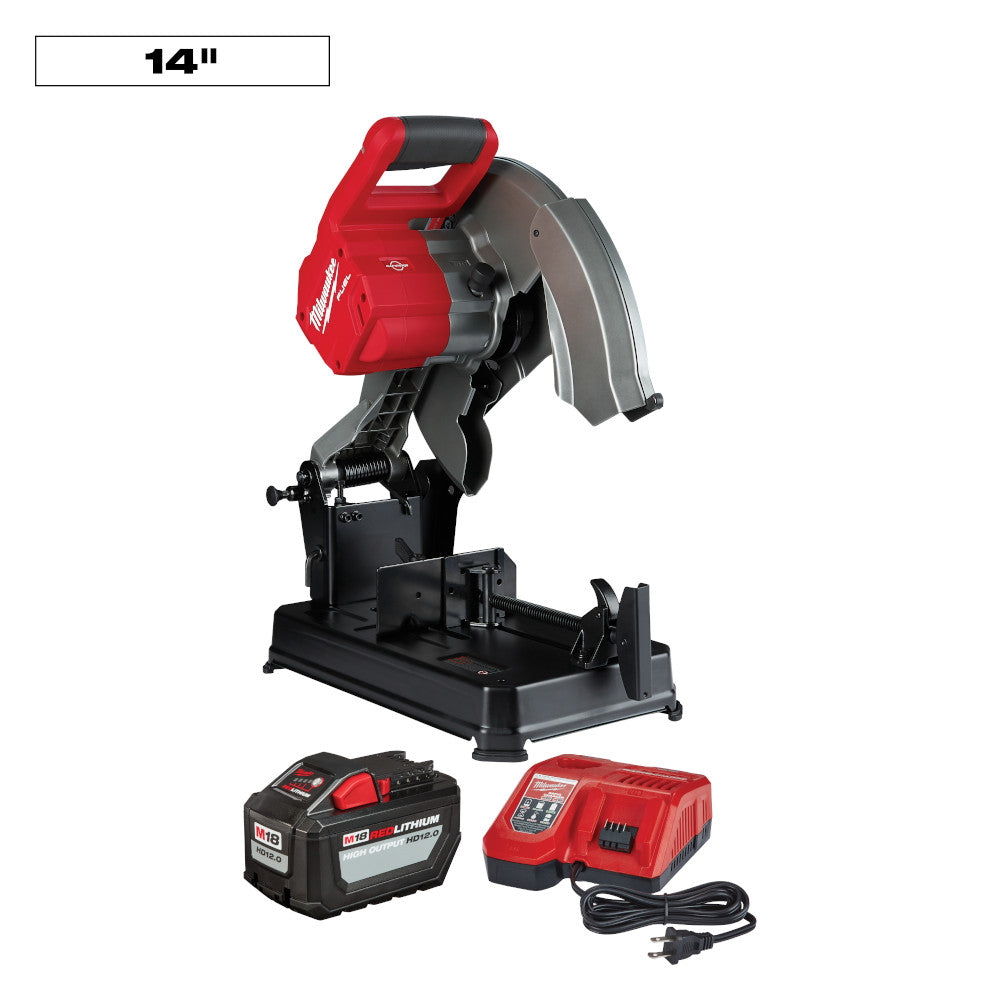 Milwaukee 2990-21HD M18 FUEL Cordless 14in Brushless Abrasive Chop Saw Kit