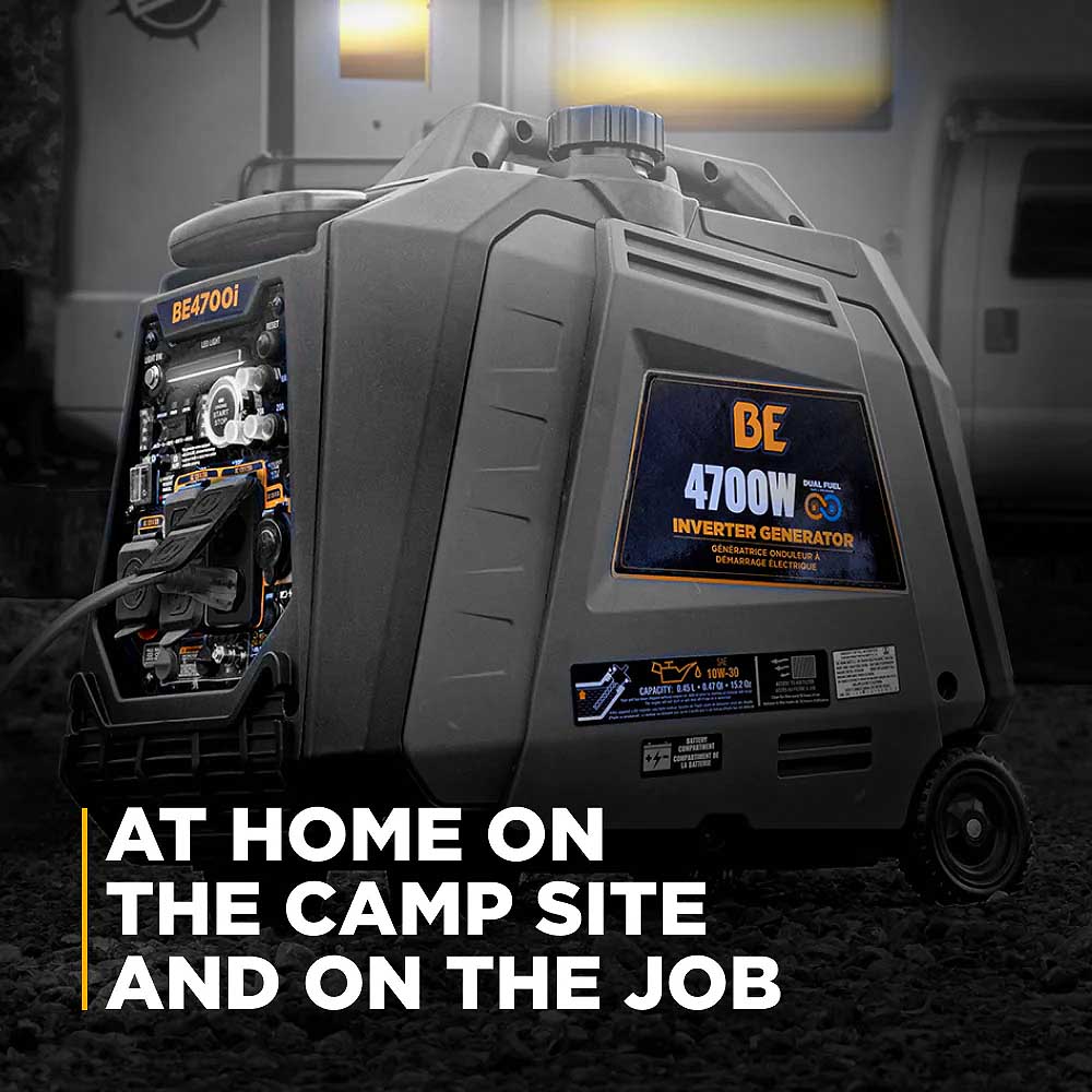 BE BE4700ID 4700 Watt 160cc Digital Inverter Generator