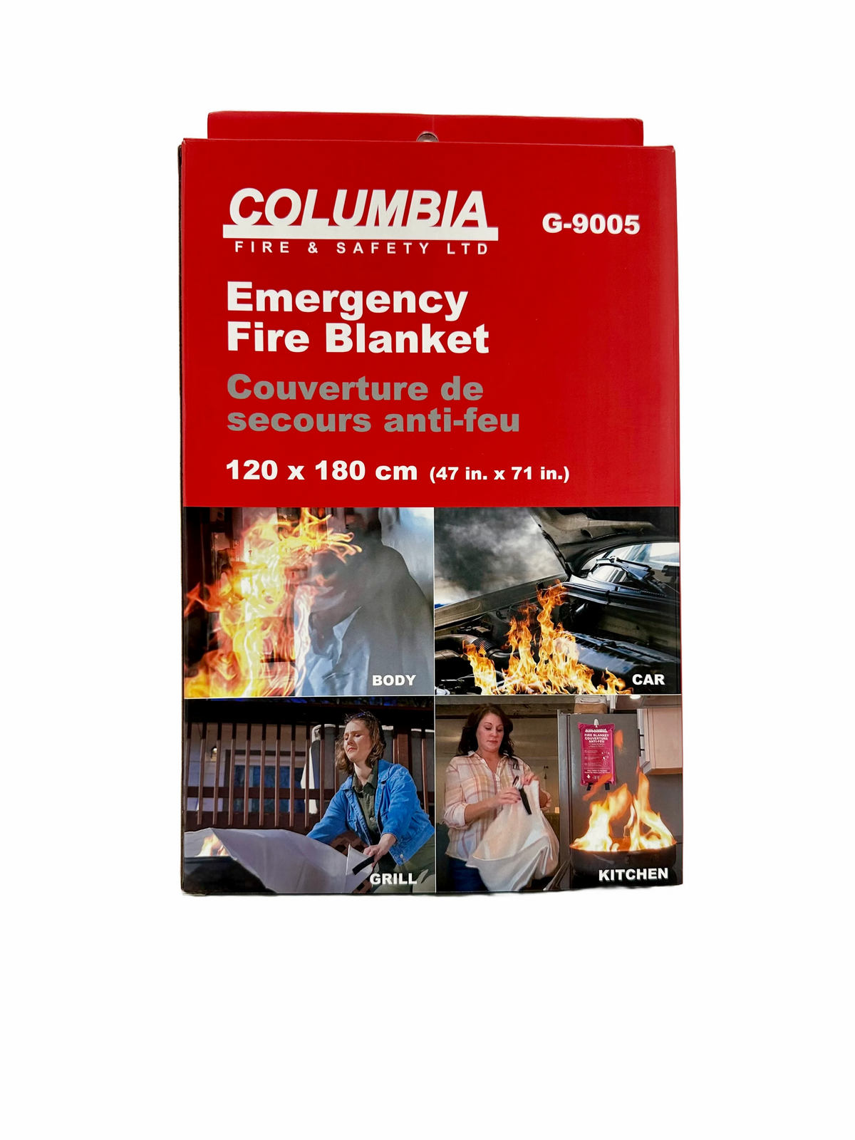 Columbia Fire & Safety 4' x 6' Emergency Fire Blanket