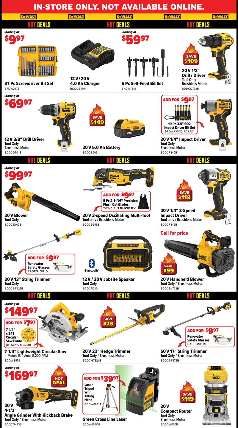 Summit Tools early Black Friday sale, October 22–24, 2026 — dewalt tools