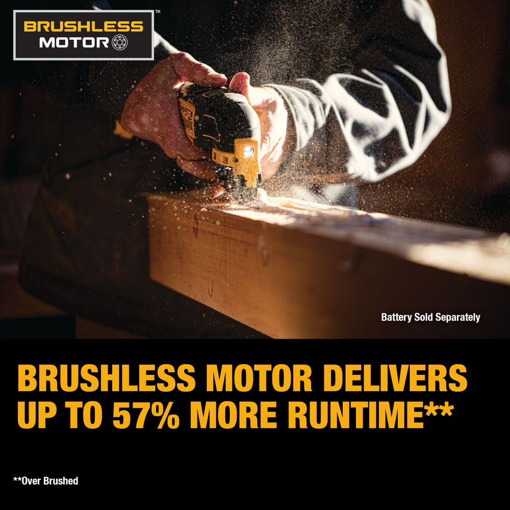 DeWalt DCS354B Atomic 20V MAX Brushless Cordless Oscillating Multi-Tool (Tool Only)