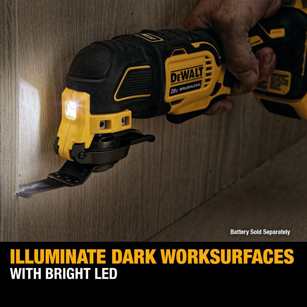DeWalt DCS354B Atomic 20V MAX Brushless Cordless Oscillating Multi-Tool (Tool Only)