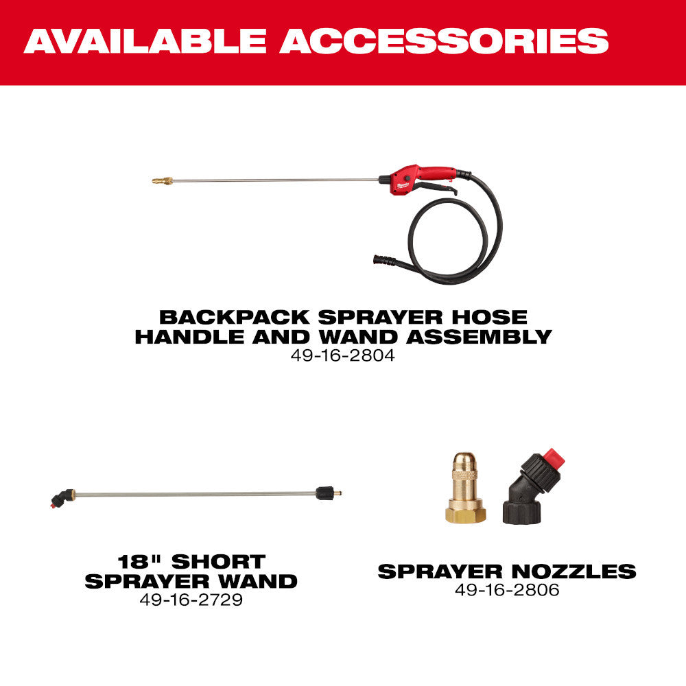 Milwaukee 3019-20PS M18 Cordless SWITCH TANK 4-Gallon Backpack Sprayer (Tool Only)