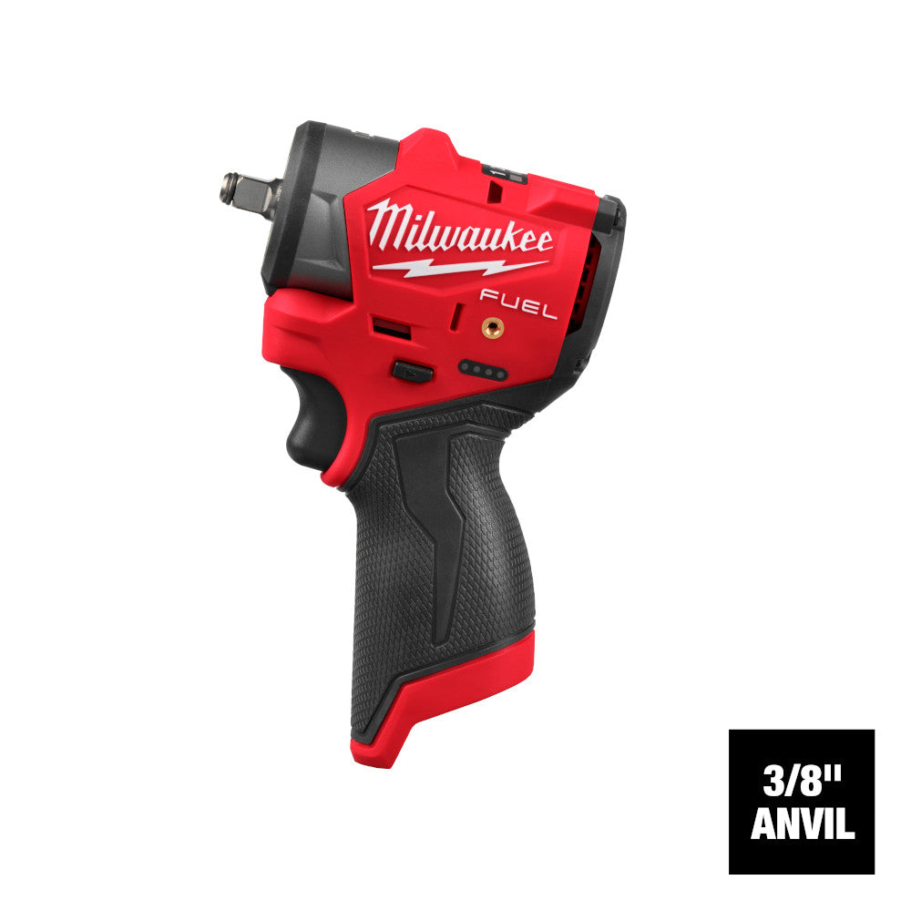 Milwaukee 3049-20 M12 FUEL Cordless Brushless 3/8in Subcompact Impact Driver with Friction Ring (Tool Only)