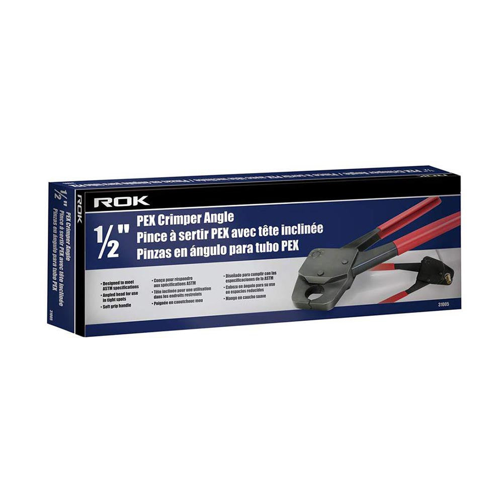 ROK 1/2in Angle Head PEX Crimper