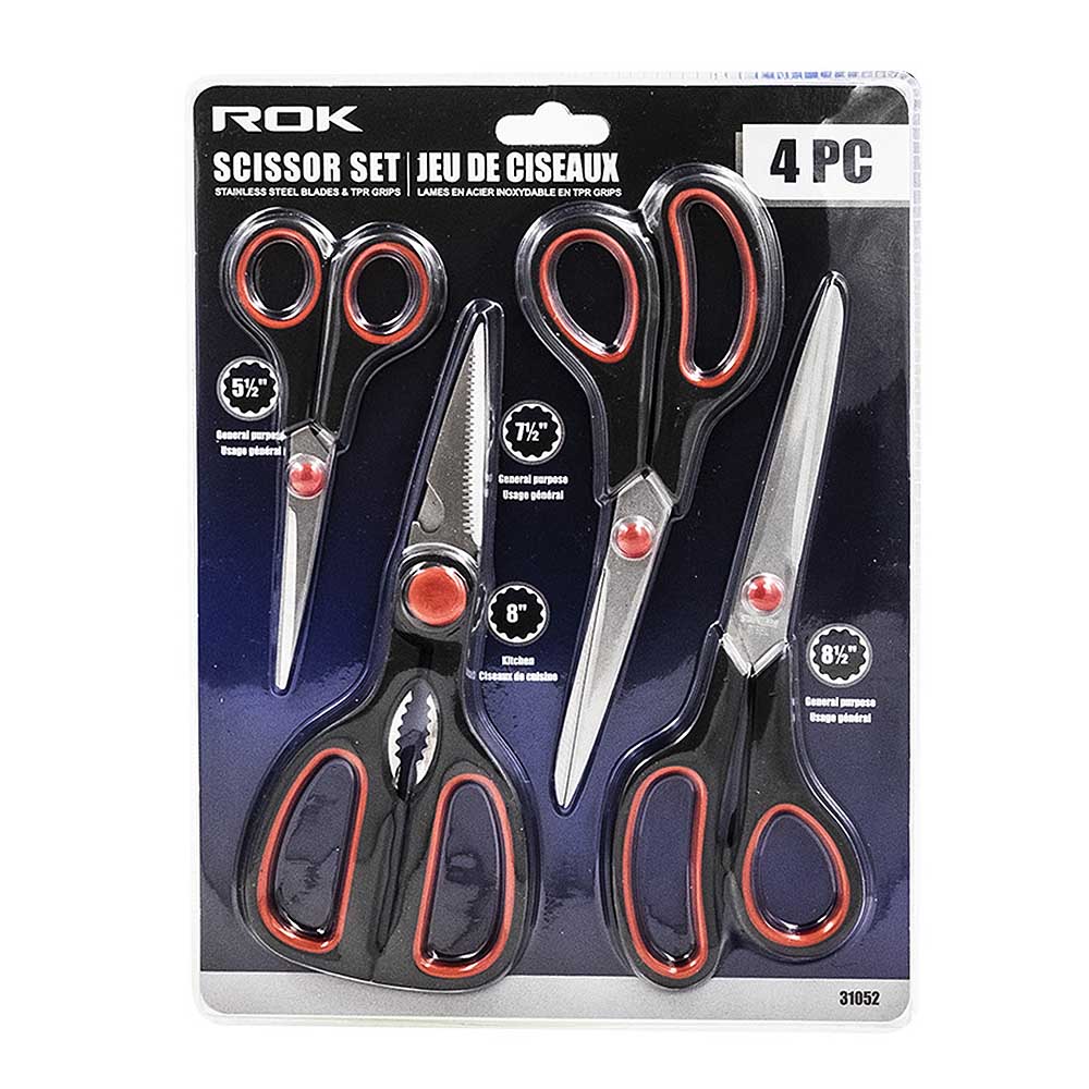 ROK 4pc Scissors Set