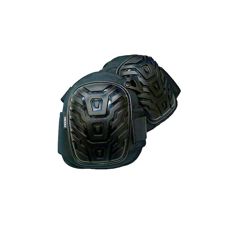 ROK Deluxe Gel Knee Pads with Hard Cap