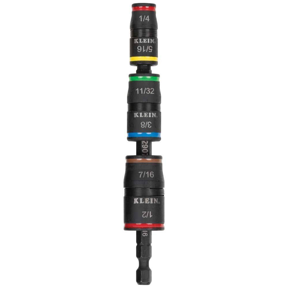 Klein Tools 32907 7-in-1 Impact Flip Socket Set