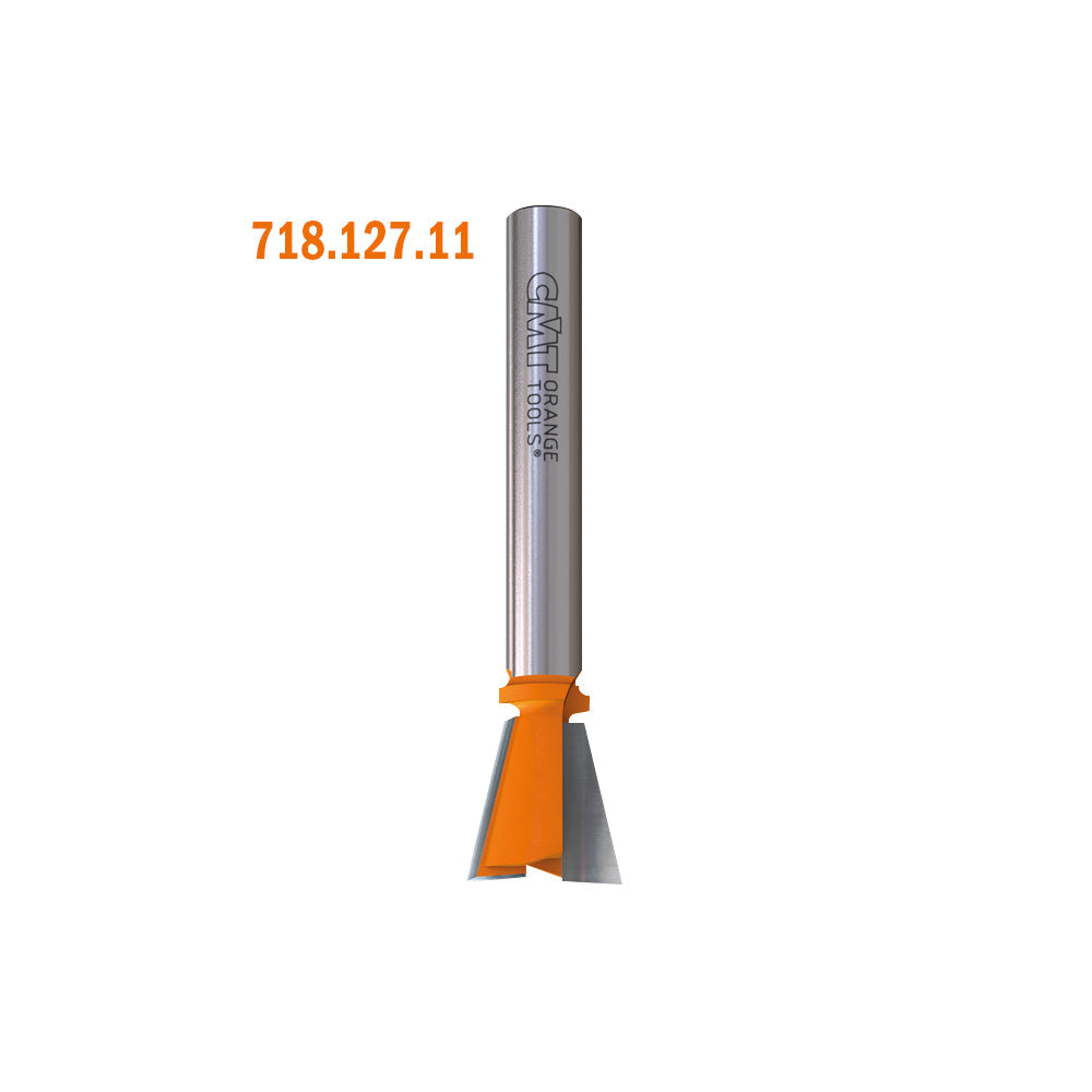 CMT 1/4in Three Flute Slot Cutter Router Bit with 1/4in Shank