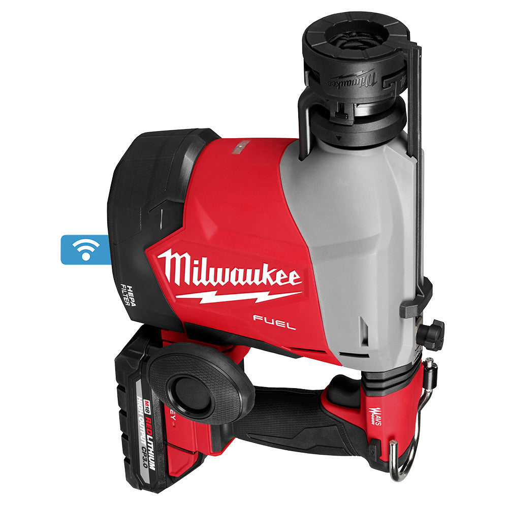 Milwaukee 3311-22 M18 FUEL Cordless Brushless Overhead 5/8 Inch SDS Plus Rotary Hammer with Integrated Dust Extraction Kit