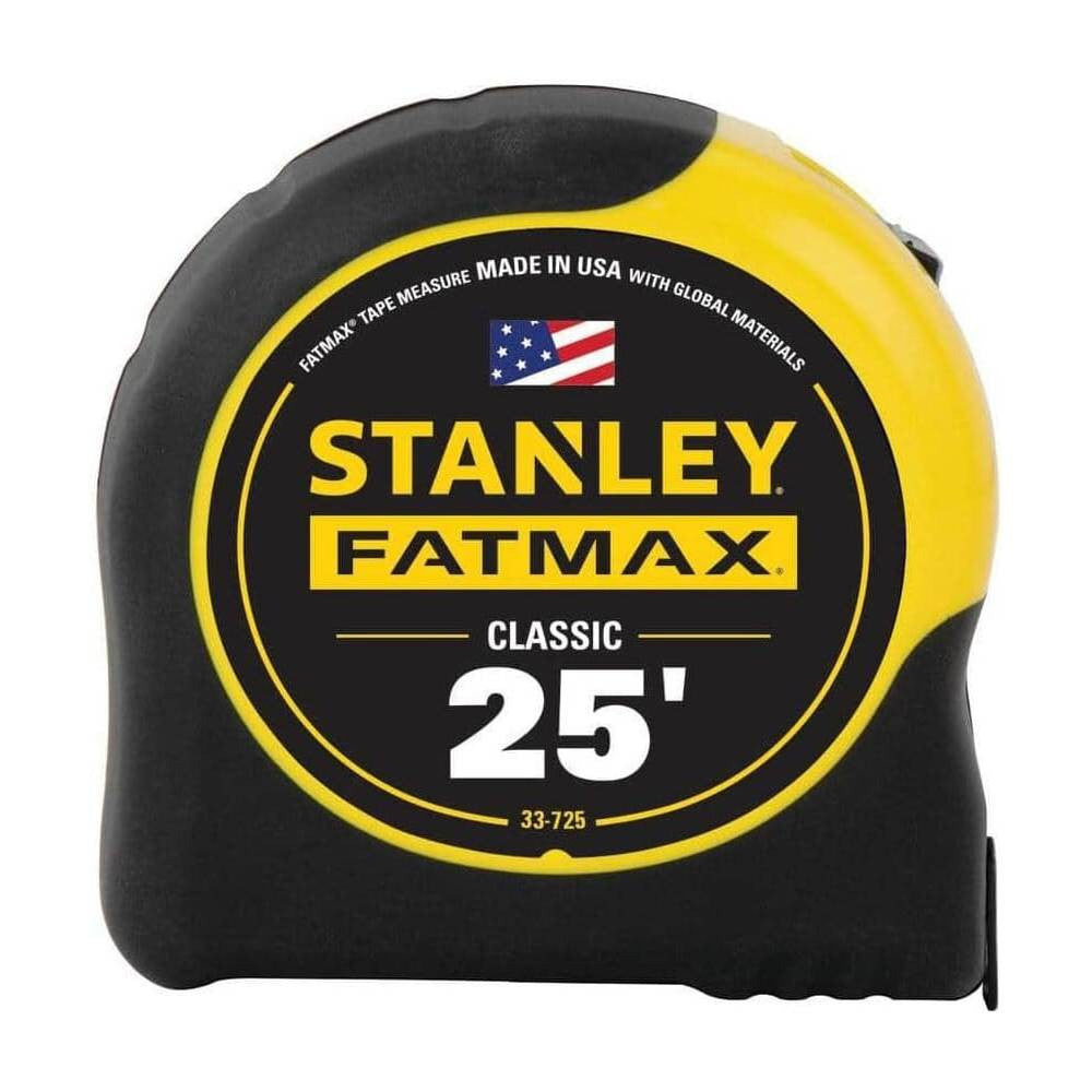 Stanley 33725B 1-1/4 in x 25 ft FATMAX Classic SAE Tape Measure
